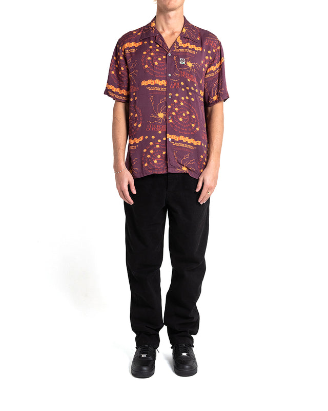 Smithson Short Sleeve Shirt - Maroon