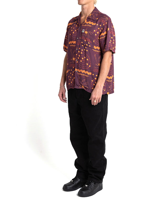 Smithson Short Sleeve Shirt - Maroon