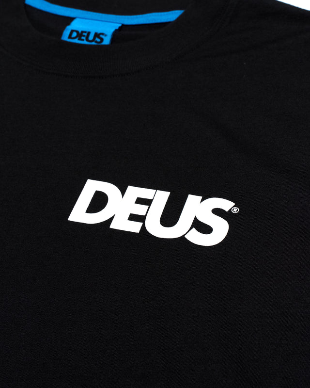 Los Angeles Surf Address Tee - Black