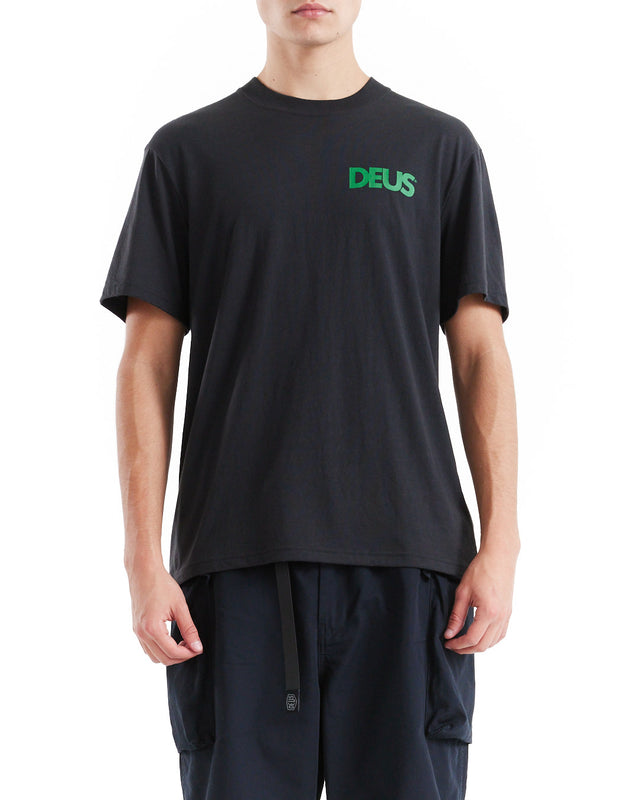 Sao Paulo Surf Address Tee - Black