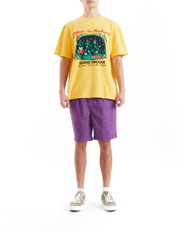 Island Groove Tee - Radiant Yellow