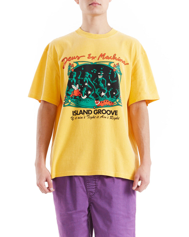 Island Groove Tee - Radiant Yellow