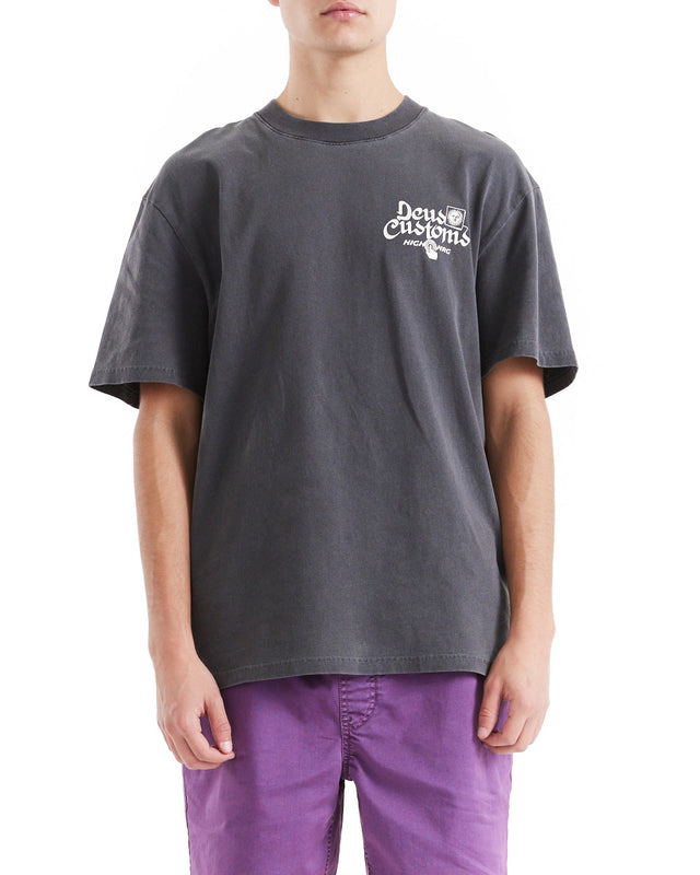 Open Head Tee - Anthracite