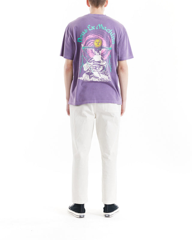 Open Head Tee - Navy Cosmos