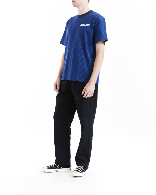 Split Lane Tee - Estate Blue