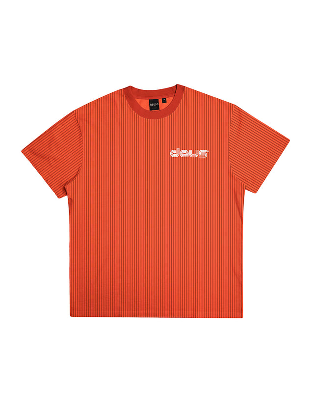 Split Lane Tee - Orange