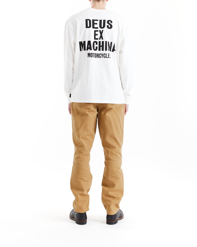 Camiseta Ride Ready de manga larga - Blanco vintage