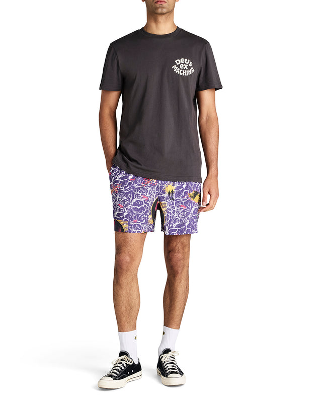 Future History Boardshort - Violet