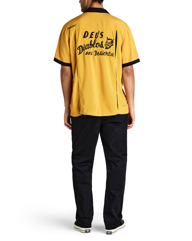 Diablo Bowling Shirt - Golden Yellow