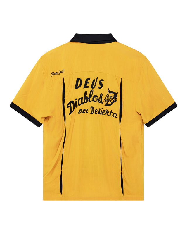 Diablo Bowling Shirt - Golden Yellow