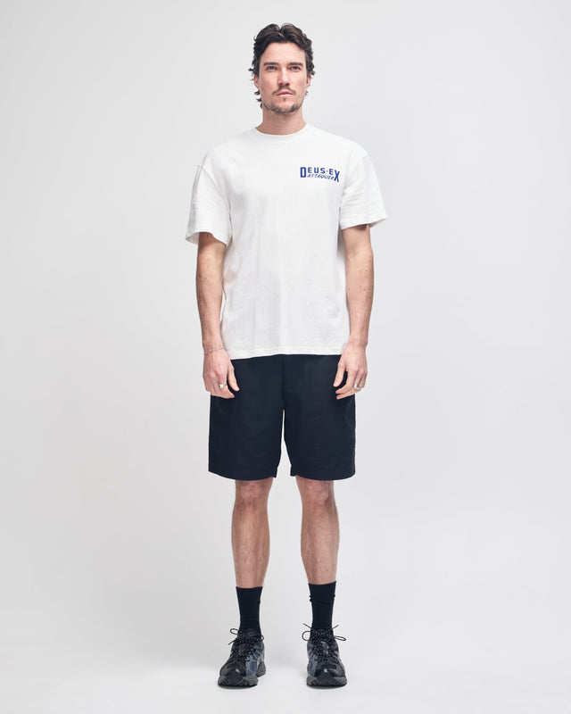Deus Ex Attaquer Massive Attaq Tee - Vintage White