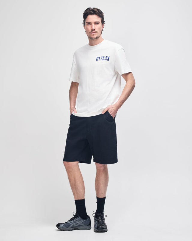 Deus Ex Attaquer Massive Attaq Tee - Vintage White