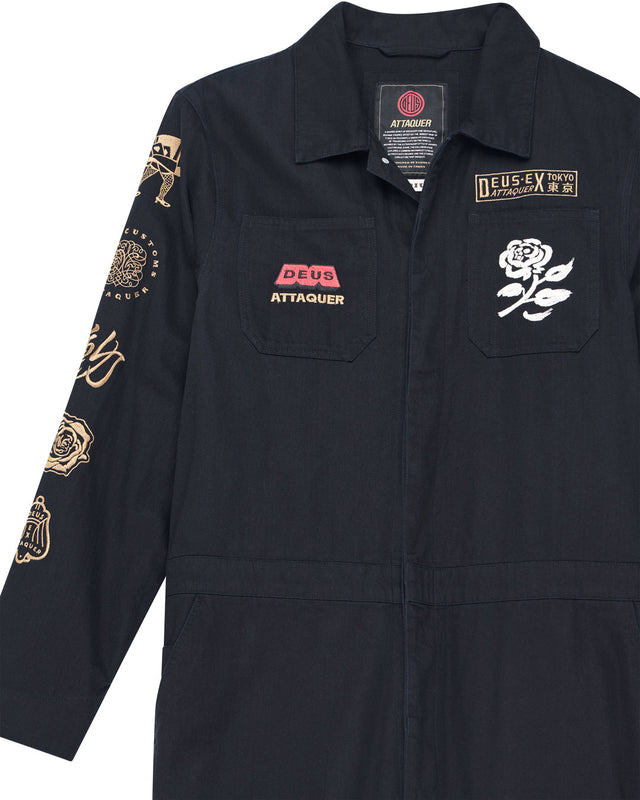 Deus Ex Attaquer On Time Coverall - Black