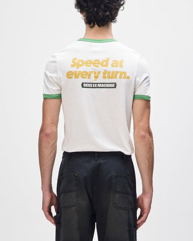 Camiseta Faster - Blanco sucio