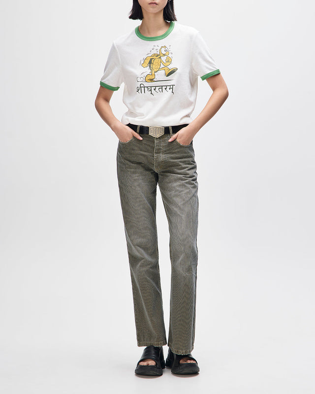 Camiseta Faster - Blanco sucio