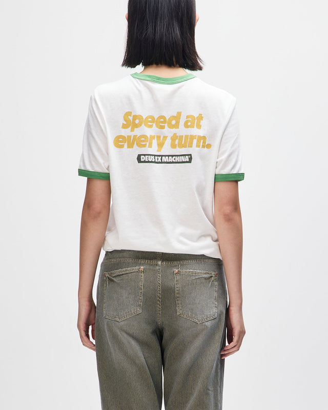 Camiseta Faster - Blanco sucio