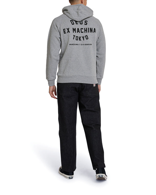 Tokyo Address Hoodie - Grey Marle