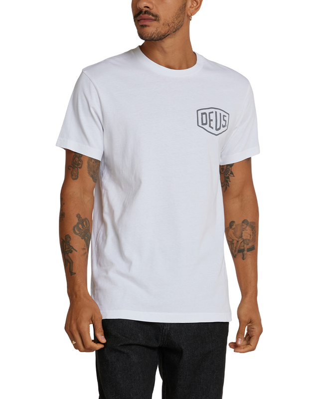 Ibiza Address Tee - White