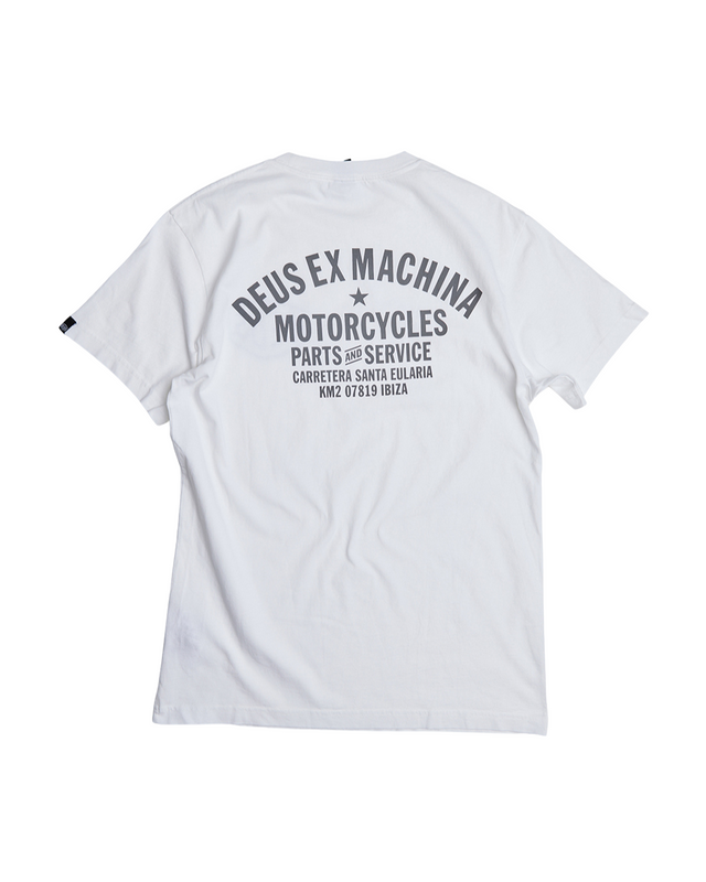 Ibiza Address Tee - White