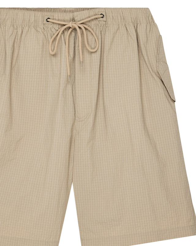 Pantalón corto de paracaídas Remi - Safari