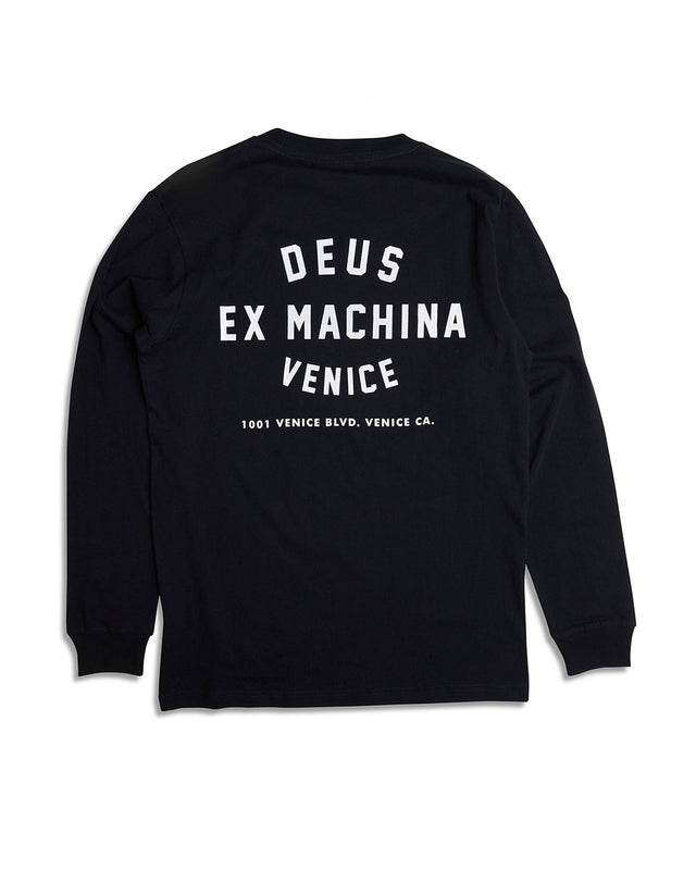 Venice Long Sleeve Tee - Black