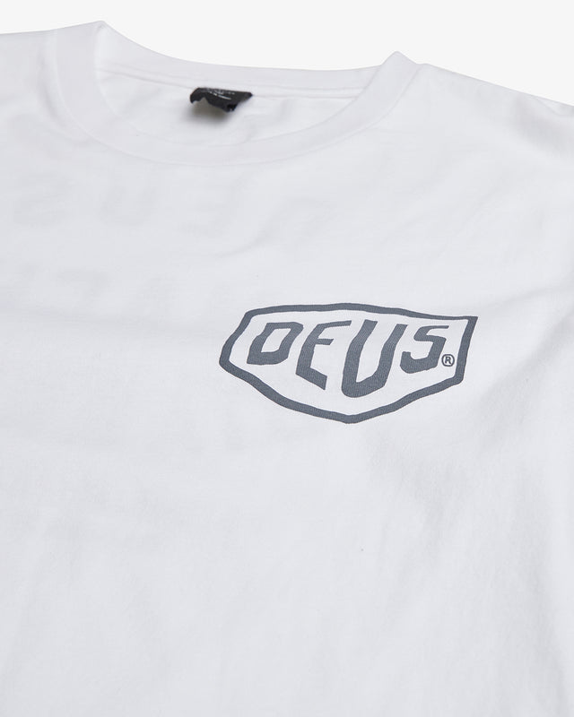 Camiseta de manga larga Biarritz Address - Blanca