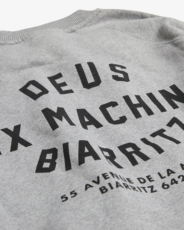 Biarritz Address Crew - Grey Marle