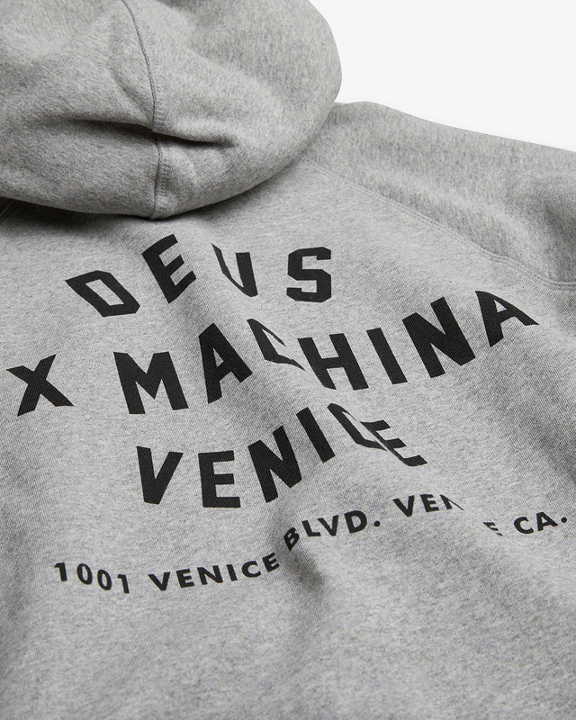 Venice Address Hoodie - Grey Marle