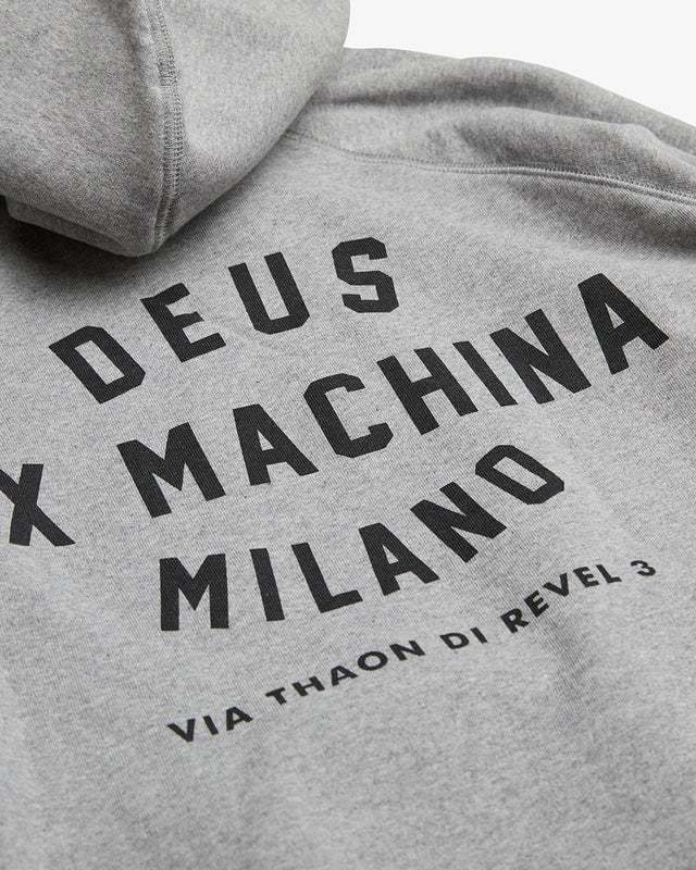 Milano Address Hoodie - Grey Marle