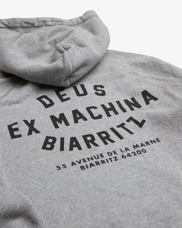 Biarritz Address Hoodie - Grey Marle