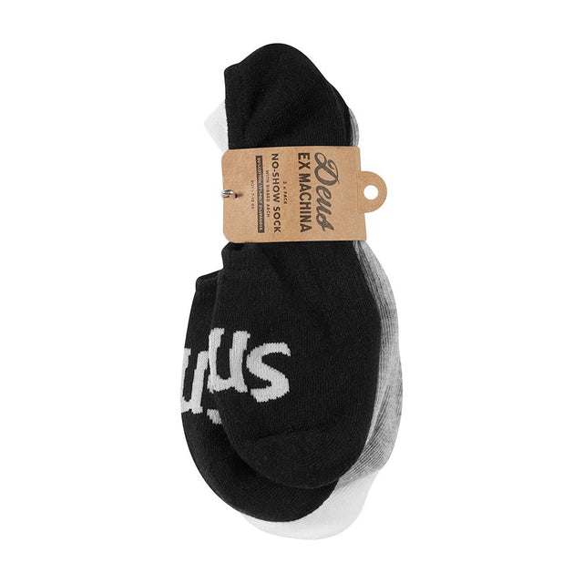 Curvy No Show Sock - 3 Pack Multi